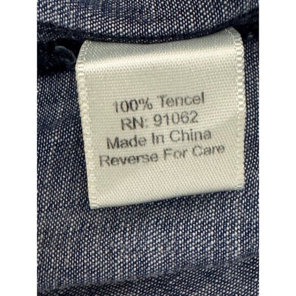 Standards & Practices Julie Off-The-Shoulder Chambray Dress Size 1X Plus NEW Nwt - Picture 9 of 13